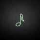 Musiknote als LED-Neonschild