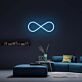 Unendlichkeitssymbol LED-Neonschild für Wohnzimmer und Home Decor