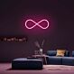 Unendlichkeitssymbol LED-Neonschild für Wohnzimmer und Home Decor