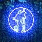 Junger Son Goku als LED-Neonschild