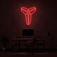 stilisiertes Tierkopf-Logo LED-Neonschild für Home Office und Gaming Zimmer
