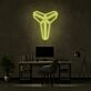 stilisiertes Tierkopf-Logo LED-Neonschild für Home Office und Gaming Zimmer