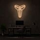 stilisiertes Tierkopf-Logo LED-Neonschild für Home Office und Gaming Zimmer