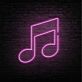 Musiknote LED-Neonschild Musikstudio Wohnzimmer