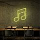 Musiknote LED-Neonschild Musikstudio Wohnzimmer