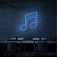 Musiknote LED-Neonschild Musikstudio Wohnzimmer