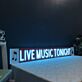 LIVE MUSIC TONIGHT LED-Neonschild für Bar Club