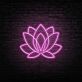 Lotusblume LED-Neonschild Wohnzimmer Home Office