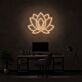 Lotusblume LED-Neonschild Wohnzimmer Home Office