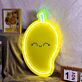 Mango mit Gesicht LED-Neonschild Wohnzimmer Kinderzimmer