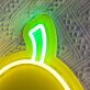 Mango mit Gesicht LED-Neonschild Wohnzimmer Kinderzimmer