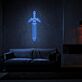Schwert LED-Neonschild für Wohnzimmer und Gamingzimmer