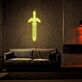 Schwert LED-Neonschild für Wohnzimmer und Gamingzimmer