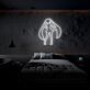 Anime Mädchen Silhouette LED-Neonschild Schlafzimmer Gamingzimmer