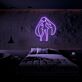 Anime Mädchen Silhouette LED-Neonschild Schlafzimmer Gamingzimmer