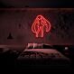 Anime Mädchen Silhouette LED-Neonschild Schlafzimmer Gamingzimmer