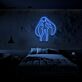 Anime Mädchen Silhouette LED-Neonschild Schlafzimmer Gamingzimmer