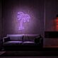 Palme LED-Neonschild Wohnzimmer Bar