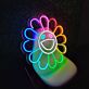 lächelnde Blume LED-Neonschild Wohnzimmer Kinderzimmer