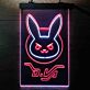 Gaming Hase LED Neonschild