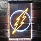 Blitzsymbol im Kreis LED-Neonschild für Bar und Gaming