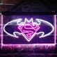 Superhelden Logo LED-Neonschild Wohnzimmer Gamingzimmer