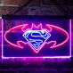Superhelden Logo LED-Neonschild Wohnzimmer Gamingzimmer