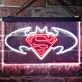 Superhelden Logo LED-Neonschild Wohnzimmer Gamingzimmer