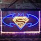 Superhelden Logo LED-Neonschild Wohnzimmer Gamingzimmer