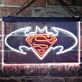 Superhelden Logo LED-Neonschild Wohnzimmer Gamingzimmer