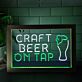 CRAFT BEER ON TAP LED-Neonschild für Bar Restaurant