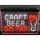 CRAFT BEER ON TAP LED-Neonschild für Bar Restaurant