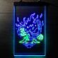Feuerdämon mit Schwert LED-Neonschild Gamingzimmer