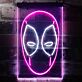 Maske eines Comic-Charakters LED-Neonschild für Wohnzimmer Gamingzimmer