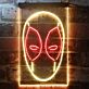 Maske eines Comic-Charakters LED-Neonschild für Wohnzimmer Gamingzimmer