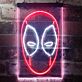 Maske eines Comic-Charakters LED-Neonschild für Wohnzimmer Gamingzimmer