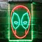 Maske eines Comic-Charakters LED-Neonschild für Wohnzimmer Gamingzimmer