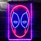 Maske eines Comic-Charakters LED-Neonschild für Wohnzimmer Gamingzimmer
