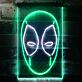 Maske eines Comic-Charakters LED-Neonschild für Wohnzimmer Gamingzimmer
