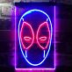 Maske eines Comic-Charakters LED-Neonschild für Wohnzimmer Gamingzimmer