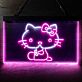 Katze mit Schleife LED-Neonschild für Kinderzimmer Café
