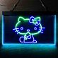 Katze mit Schleife LED-Neonschild für Kinderzimmer Café