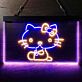 Katze mit Schleife LED-Neonschild für Kinderzimmer Café