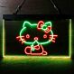 Katze mit Schleife LED-Neonschild für Kinderzimmer Café