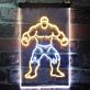 muskulöser Comic-Superheld LED-Neonschild für Gamingzimmer