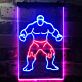 muskulöser Comic-Superheld LED-Neonschild für Gamingzimmer
