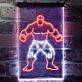 muskulöser Comic-Superheld LED-Neonschild für Gamingzimmer