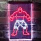 muskulöser Comic-Superheld LED-Neonschild für Gamingzimmer