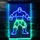 muskulöser Comic-Superheld LED-Neonschild für Gamingzimmer