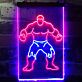 muskulöser Comic-Superheld LED-Neonschild für Gamingzimmer